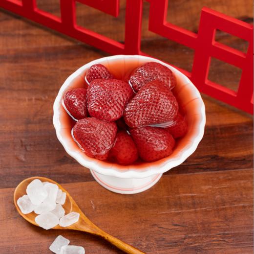 林家铺子糖水草莓罐头 商品图2
