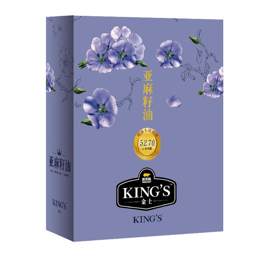 金龙鱼King's 亚麻籽油800ml 商品图0