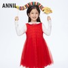 女童A字网纱无袖礼裙裙子新款安奈儿童装实体店同款AG413531 商品缩略图0