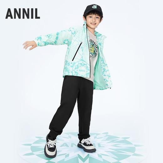 男童可收纳连帽梭织夹克外套新款安奈儿童装实体店同款AB415510 商品图3