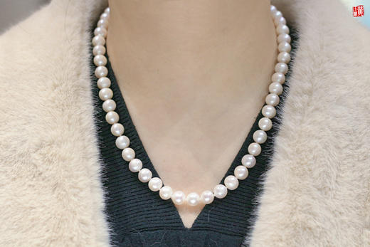 【秀逸】淡水珍珠项链   珠径：8-9mm 商品图4