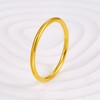 【限时克减150元】足金999 #条戒 #超轻 5G超轻黄金空心素圈戒线戒三生三世光面固口圈戒(AG5GJZ00054)（预售产品下单后不退款不退货不换货不补差价） 商品缩略图1