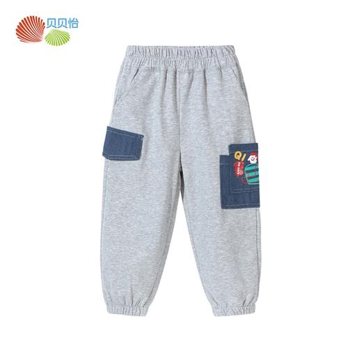 2024春季新款男童束脚裤棉弹舒适卫裤中小童百搭学生长裤童裤ZB1DK007
 商品图3