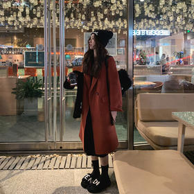 金蘑菇菇【波士顿大衣】高妹矮妹都能轻松拿捏中长款双面呢外套