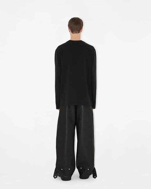 THS 1.20-限时 B家 马术骑士徽标贴花 圆领长袖T恤 2色 QH396 商品图1