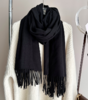 G08509#净色流苏围巾 商品缩略图0