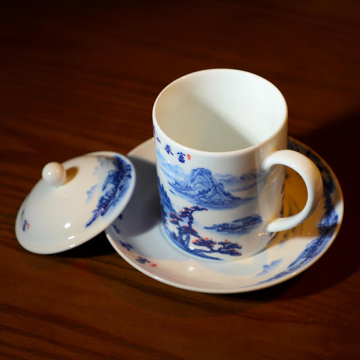 青花双绝陶瓷 对杯 商品图5