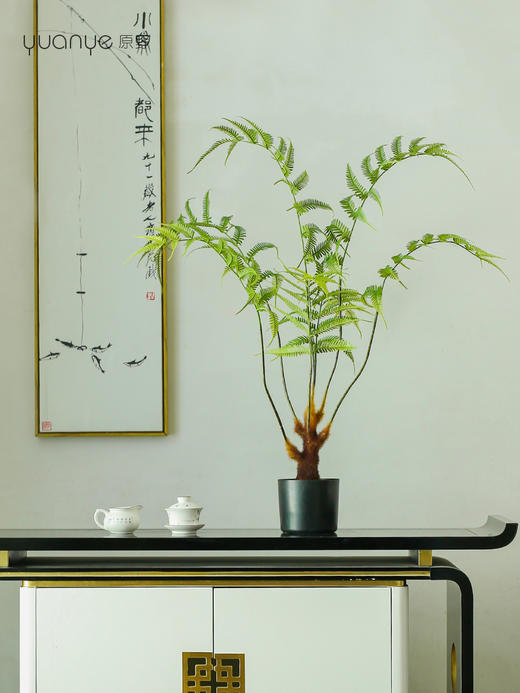 仿真金丝蕨植物假绿植客厅商场酒店装饰造景落地室内盆景摆设件 商品图6