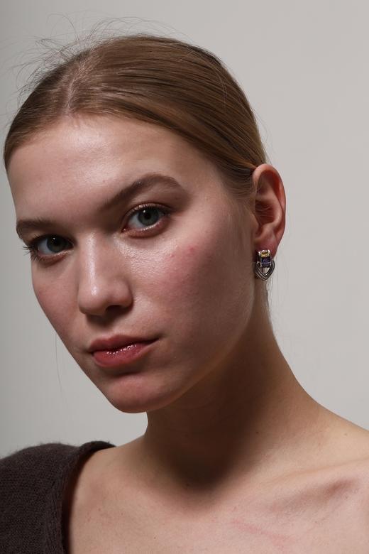 SOL DE VERANO 红墙系列心形耳钉 商品图2