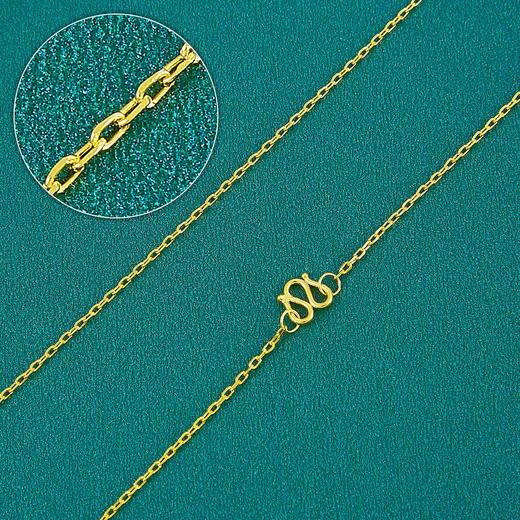 【限时克减150元】足金999.9 十字链项链(XL00042-01)补差价）补差价）预售产品下单后不退款不退货不换货不补差价 商品图0