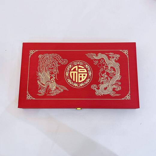 【限时克减150元】足金999#婚庆 龙凤双喜摆件礼盒婚庆礼盒陪嫁嫁妆订婚百年好合摆件礼盒（配精美包装/手提袋、NGTC国检证书）(ATBJ00012)（预售产品下单后不退款不退货不换货不补差价） 商品图5