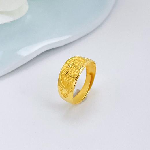 【限时克减150元】足金999.9 #儿童/宝宝 活口戒指聪明伶俐BB戒带字宝宝戒(TJ00023)（预售产品下单后不退款不退货不换货不补差价）（预售产品下单后不退款不退货不换货不补差价） 商品图1