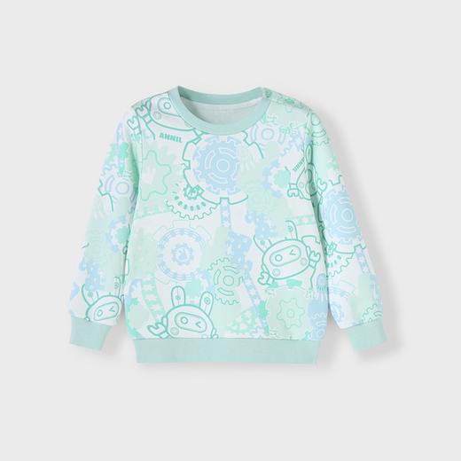 【实体店同款】男童趣味印花卫衣圆领长袖卫衣新款安奈儿童装XB411592 商品图4