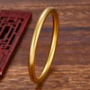 【限时克减150元】足金999.9 【油亮半空心】古法传承(面宽约5.2-5.4mm)古法光圈古法素圈固口古法手镯(GFSZW00022-09)（预售产品下单后不退款不退货不换货不补差价） 商品缩略图2