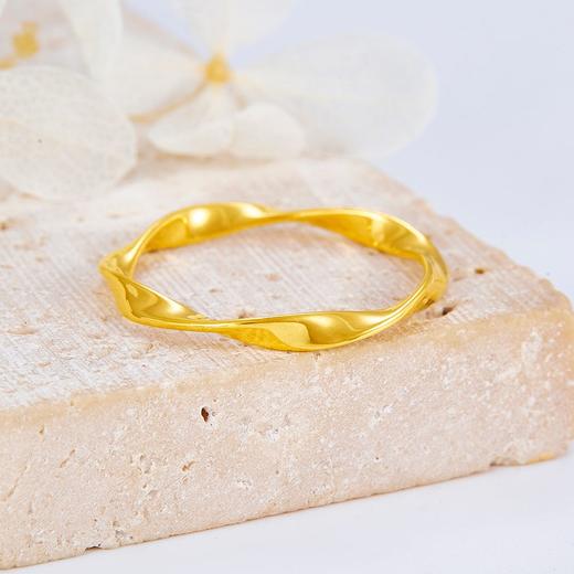 【限时克减150元】足金999 #莫比乌斯 #超轻 #小红书 5G超轻黄金莫比乌斯环实心固口女戒(AG5GJZ00081)（预售产品下单后不退款不退货不换货不补差价） 商品图0