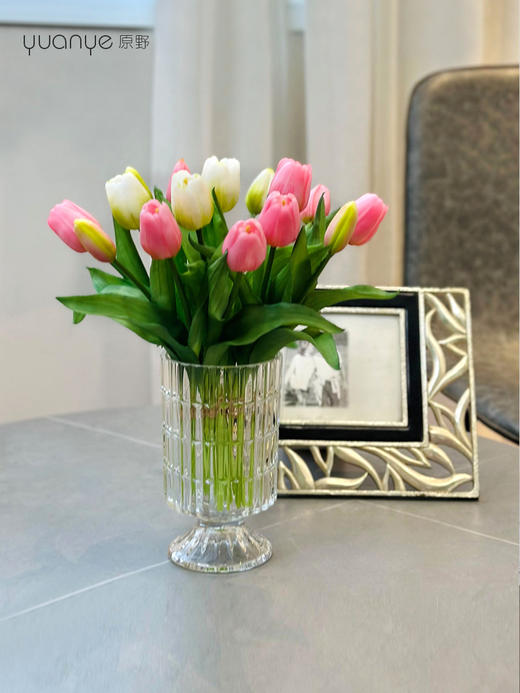 轻奢高端仿真花摆件酒店客厅花束假花摆设件绣球蝴蝶兰餐桌装饰花 商品图7