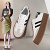ZHR德训鞋女2024春季新款时尚百搭厚底软底防滑运动休闲板鞋 商品缩略图0