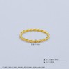 【限时克减150元】足金999 (足金999字印)5G黄金实心麻花圈戒(5GJZ00552)（预售产品下单后不退款不退货不换货不补差（预售产品下单后不退款不退货不换货不补差 商品缩略图3
