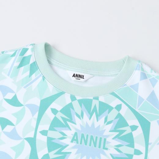 男童简约时尚圆领长袖卫衣新款安奈儿童装实体店同款AB411515 商品图2