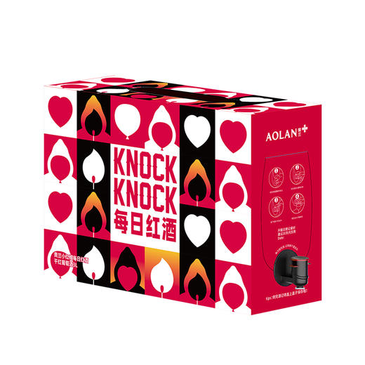 【官方正品】奥兰小红帽每日红酒 干红葡萄酒3L*1 聚会12.5% 商品图1