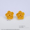 【限时7.5折】【定价黄金】足金999 5G黄金玫瑰花形耳钉(AG5GES00104)（预售产品下单后不退款不退货不换货不补差价）（预售产品下单后不退款不退货不换货不补差价） 商品缩略图3