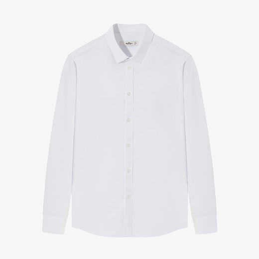 【DP免烫】柒牌纯棉长袖衬衫男2024春季新款商务正装易打理白衬衣	126A71090 商品图4