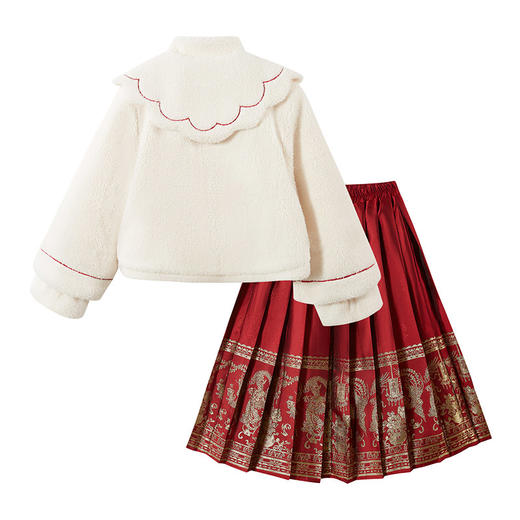 笛莎Deesha 童装女童套装2024春装新款儿童长袖外套套装 商品图1