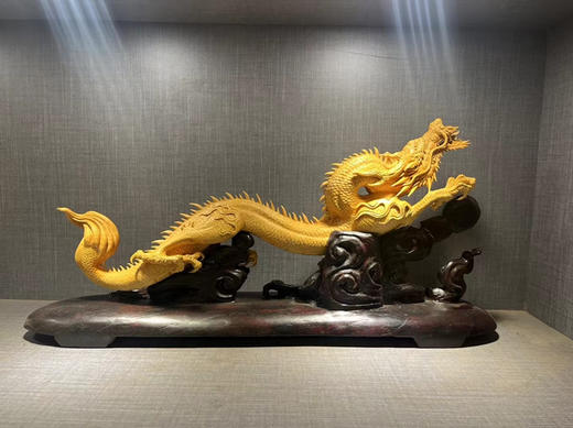 龍行天下｜龙年大吉°黄杨木摆件 商品图1