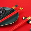 【买10双立减10元】过年筷子 家用高颜值轻奢风新款防滑合金筷 商品缩略图4