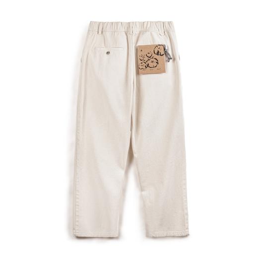 马登工装美式复古米白色牛仔裤棉籽壳cleanfit宽松直筒休闲裤男春 商品图6