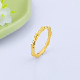 【限时克减150元】足金 【精品】3D硬金空心固口竹节圈戒(AR3DJZ00012)（预售产品下单后不退款不退货不换货不补差价）（预售产品下单后不退款不退货不换货不补差价）