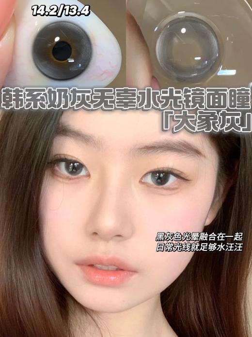 loveiikira   美瞳半年抛 大象灰 直径14.2mm着色13.4mm 商品图0