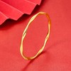 【限时克减150元】足金999.9 #莫比乌斯  【精品】黄金实心镜面金莫比乌斯环固口手镯(SZ00726)预售产品下单后不退款不退货不换货不补差价） 商品缩略图2