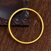 【限时克减150元】足金999.9 【磨砂半空心】古法传承面宽约3.1-3.3mm古法素圈古法光圈固口古法手镯(GFSZW00014-08)（预售产品下单后不退款不退货不换货不补差价） 商品缩略图1