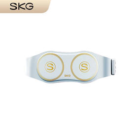 SKG腰部按摩仪W7尊贵款智能暖宫腰带揉捏热敷按摩器办公生日礼物 W7尊贵-珍珠灰(TZ)