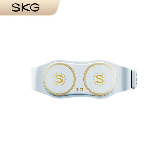 SKG腰部按摩仪W7尊贵款智能暖宫腰带揉捏热敷按摩器办公生日礼物 W7尊贵-珍珠灰(TZ) 商品图0