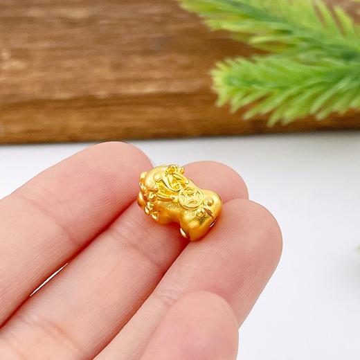 【限时克减150元】足金999.9 #招财纳福 #儿童/宝宝 古法貔貅手串招财纳福貔貅宝宝手串（约13*8.9mm）(AIGFSC00001)（预售产品下单后不退款不退货不换货不补差价） 商品图3