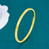 【限时克减150元】足金999.9  黄金实心(面宽约2.8-3.2mm)拉丝喷砂四方简约固口手镯(SZ00308)预售产品下单后不退款不退货不换货不补差价） 商品缩略图1