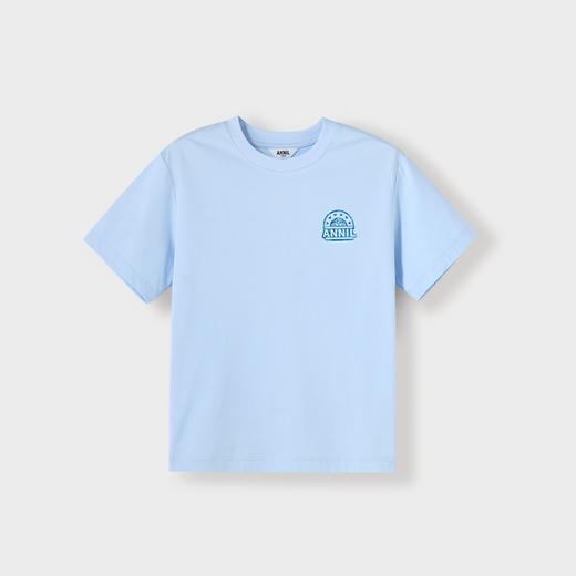 男女童弹力保型滑爽亲子装圆领短袖新款安奈儿童装实体店同款AM411565 商品图7