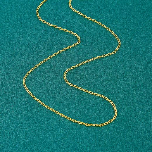 【限时克减150元】足金999.9 十字链项链(XL00042-01)补差价）补差价）预售产品下单后不退款不退货不换货不补差价 商品图1