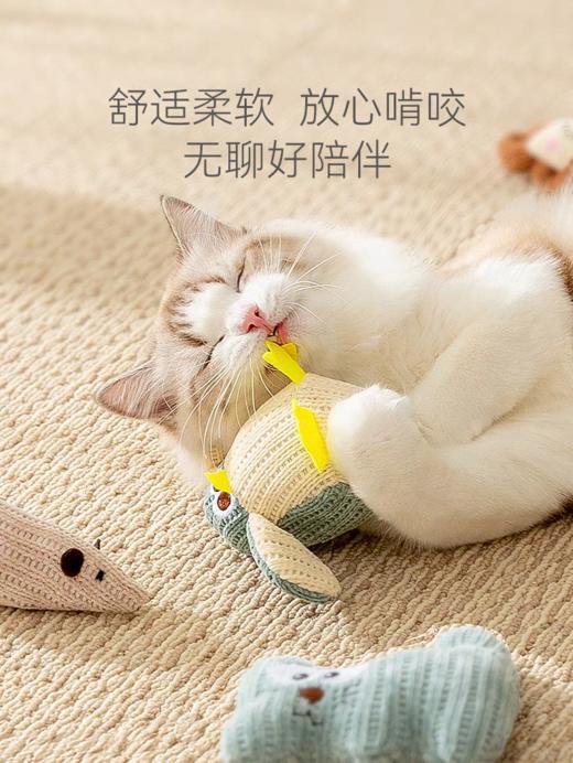 猫薄荷猫草自嗨解闷神器耐咬磨牙玩具小企鹅 商品图3