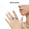 lost in echo原创设计师品牌轻奢Yetti雪怪珍珠戒指心型萌趣可爱 商品缩略图1