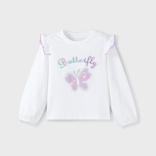 女童时尚简约圆领长袖针织衫春季新款安奈儿童装实体店同款XG411613 商品图4