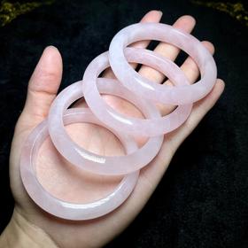 88889牛奶粉晶宽条手镯