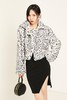 SIA SAYLOR 短款豹纹羊羔毛绒外套 14799 商品缩略图0