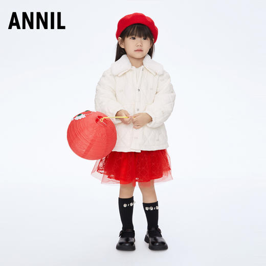 【实体店同款】女童网纱短裙裙子新款安奈儿童装XG413603 商品图3