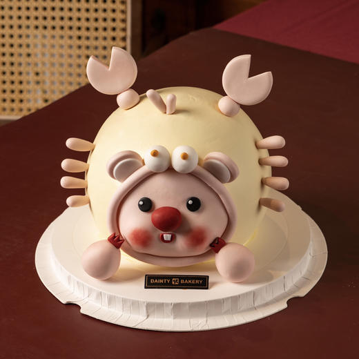 星座蛋糕 | 巨蟹座蛋糕6寸立体异形（纯动物奶油 新鲜水果夹心 提前3天预定） 商品图3