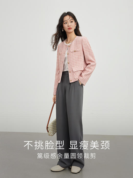 【年货节】2025早春新款小香风外套短款小个子高级感精致名媛气质法式上衣 商品图2