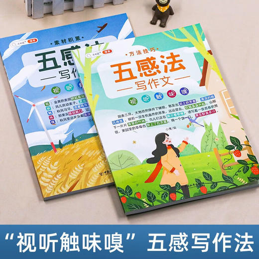 【斗半匠】小学写作文 五感法2本（AY） 商品图2