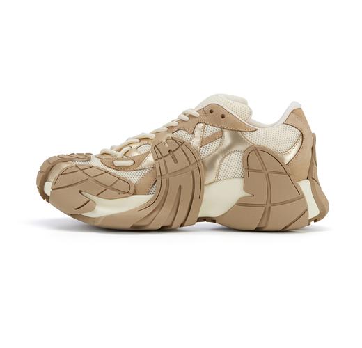 westory春季新款休闲厚底镂空气垫底超轻圆头百搭老爹鞋W24AM57471 商品图4